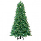 7.5 ft. Energy Smart LED EZ Shape Just Cut Black Hills Fir Artificial Christmas Tree with Multi-Color Lights