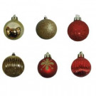 35 mm Red and Gold Mini-Ornament (Set of 20)