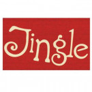 Jingle 29 in. x 17 in. Coir and Vinyl Door Mat