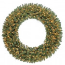 60 in. Pre-Lit Wesley Artificial Wreath with Clear Lights