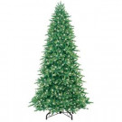 9 ft. Pre-Lit Just Cut Fraser Fir Artificial Christmas Tree with Clear Lights